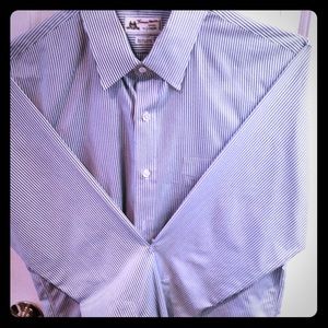 Thomas Mason J Crew Men’s Striped Shirt 15 1/2 Med